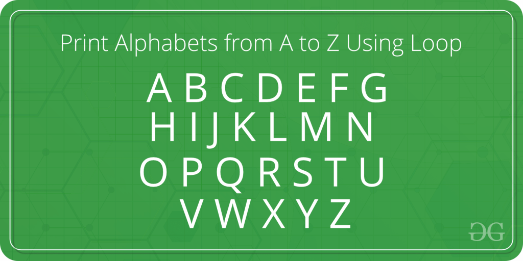 JavaScript 使用循环打印字母A到Z的程序
