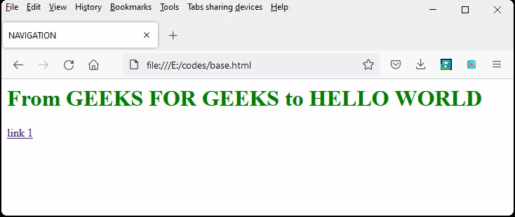 JavaScript 如何使用history API在网页之间导航