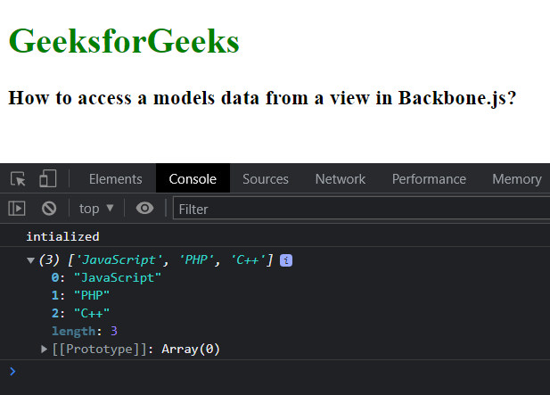 Backbone.js 如何从视图中访问模型的数据