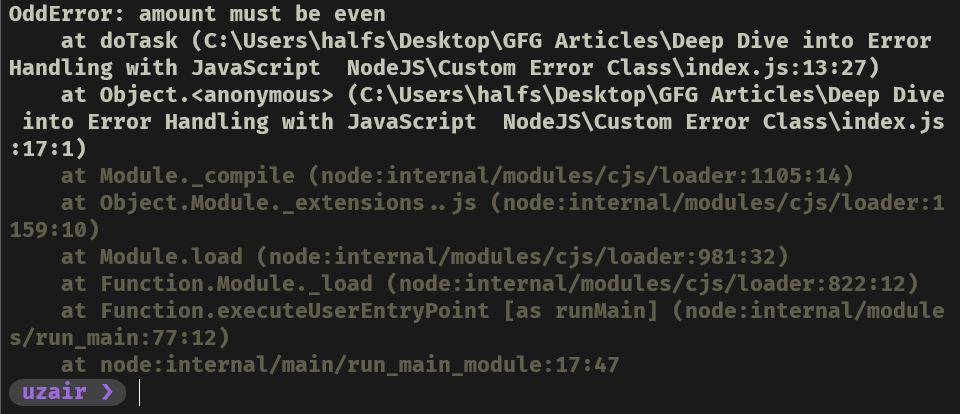 深入了解JavaScript/Node.js中的错误处理