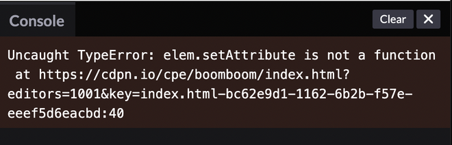 JavaScript 设置属性时出现的Uncaught TypeError