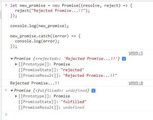 JavaScript Promise的rejected属性存储在哪里