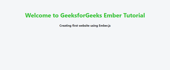 Ember.js创建应用程序