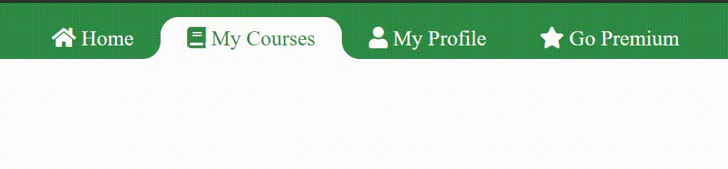如何使用HTML CSS和JavaScript制作曲线状活动选项卡导航菜单 如何使用HTML CSS和JavaScript制作曲线状活动选项卡导航菜单