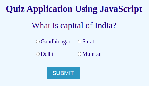 JavaScript 创建一款测验应用