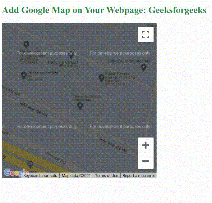 HTML 如何向网站添加谷歌地图 HTML 如何向网站添加谷歌地图