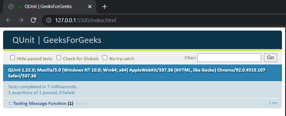 JavaScript 什么是Qunit JavaScript 什么是Qunit