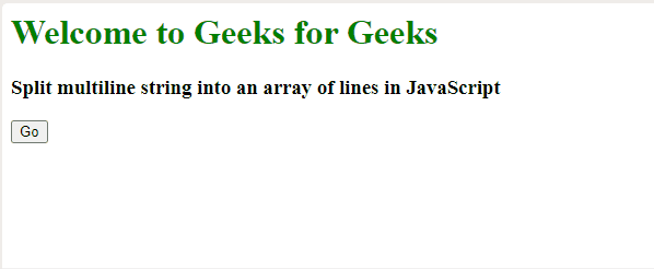 JavaScript 如何将多行字符串拆分为行数组 JavaScript 如何将多行字符串拆分为行数组