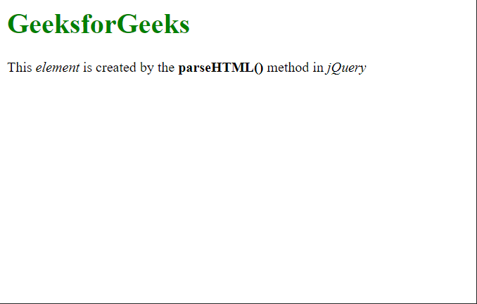 JavaScript 如何从字符串创建元素