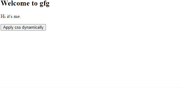 JavaScript 如何动态创建和应用CSS类 JavaScript 如何动态创建和应用CSS类