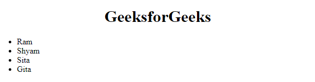 JavaScript 如何从数组创建HTML列表