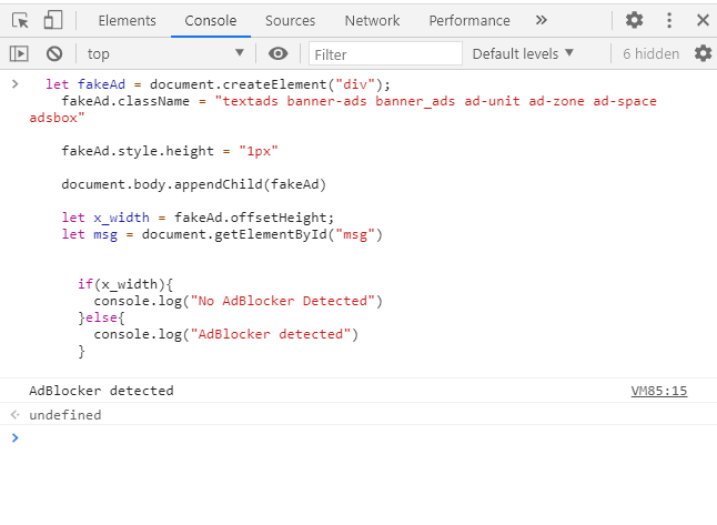 JavaScript 如何检测广告拦截器