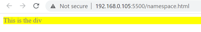 JavaScript 命名空间