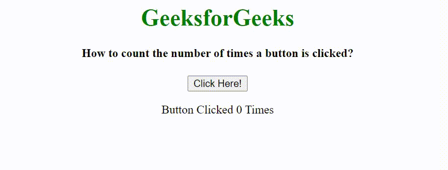 JavaScript 如何计算按钮被点击的次数