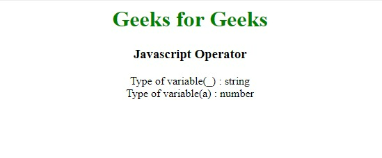 JavaScript运算符的含义是什么