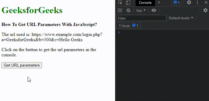 JavaScript 如何获取URL参数