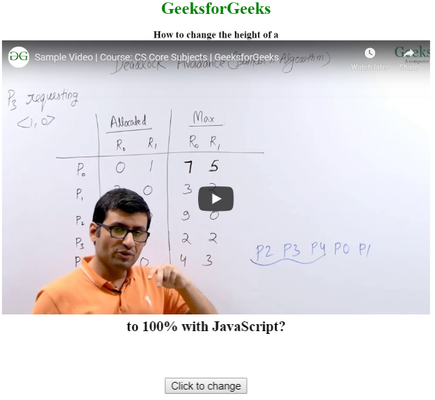 如何使用JavaScript将全屏iframe的高度设置为100%