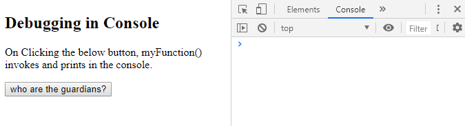 如何在Google Chrome JavaScript控制台中打印调试消息