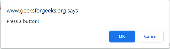 JavaScript 有哪些类型的弹出框