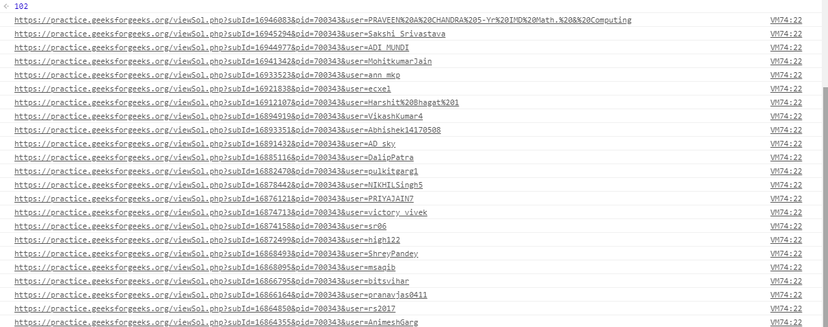 JavaScript 打开提交页面的所有人物解决方案链接