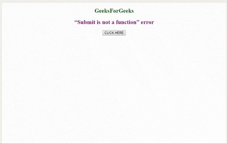 JavaScript 如何解决“Submit is not a function”错误