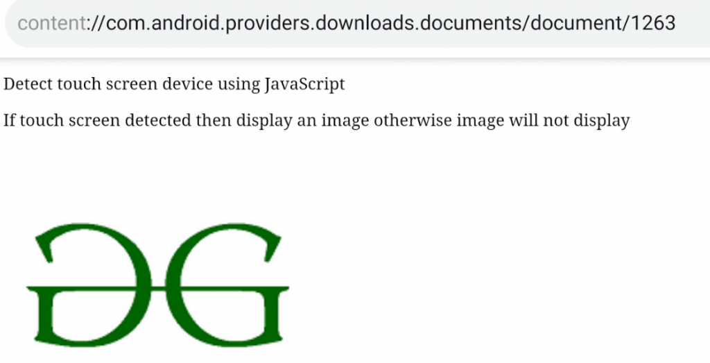 JavaScript 如何检测触摸屏设备