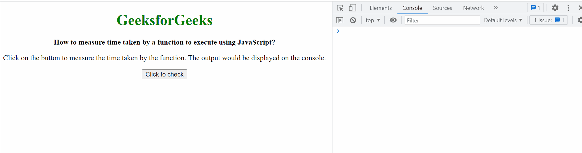 JavaScript 如何测量函数执行时间