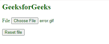 如何使用JavaScript / jQuery重置input type =“file”
