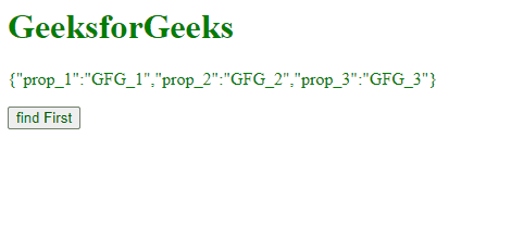 JavaScript 如何访问对象的第一个值
