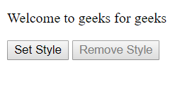 JavaScript 如何移除使用.css()函数添加的样式 JavaScript 如何移除使用.css()函数添加的样式
