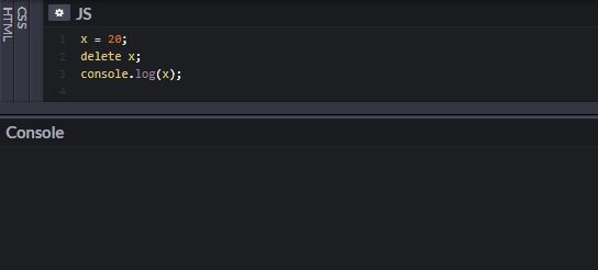 如何取消JavaScript变量