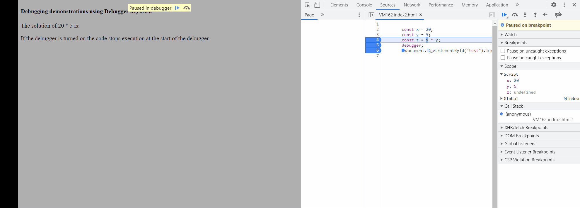 JavaScript 调试 JavaScript 调试
