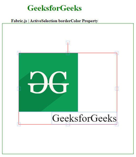 Fabric.js ActiveSelection borderColor 属性