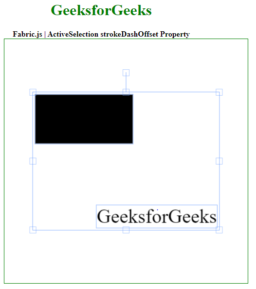 Fabric.js ActiveSelection strokeLineCap 属性