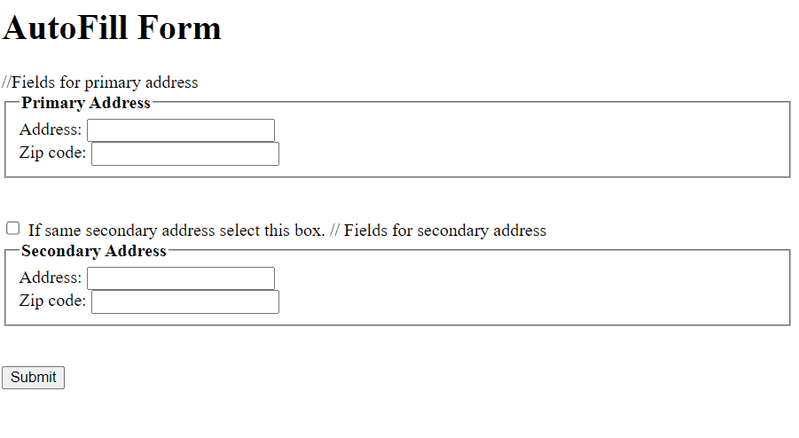 JavaScript 自动将一个字段填充到另一个字段