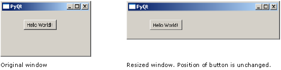 PyQt 布局管理
