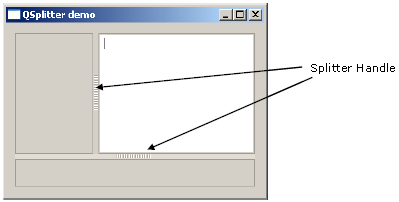 PyQt QSplitter小部件