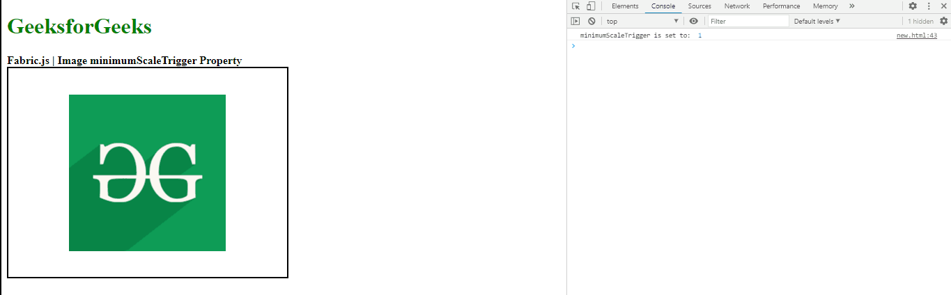 Fabric.js 图像minimumScaleTrigger属性