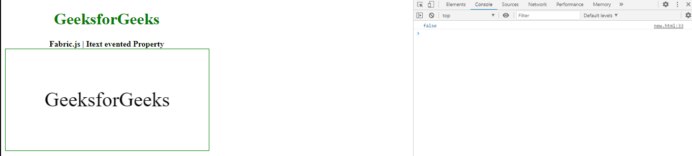 Fabric.js Itext事件化属性