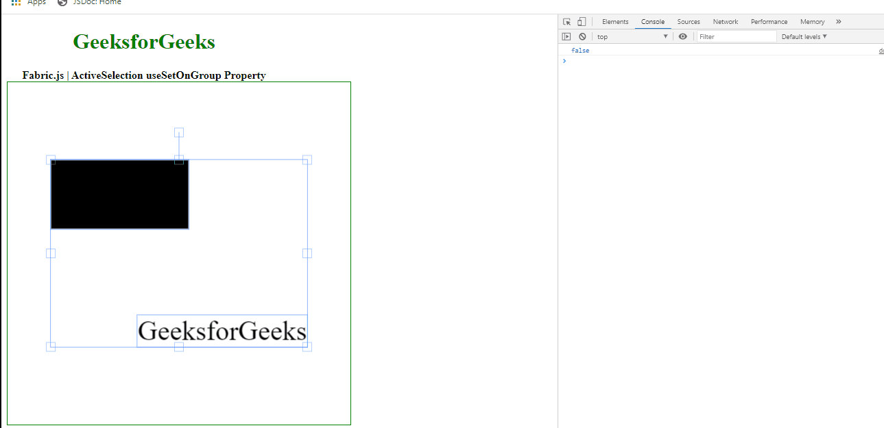 Fabric.js ActiveSelection 使用 useSetOnGroup 属性
