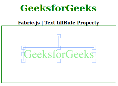Fabric.js 文字填充规则属性