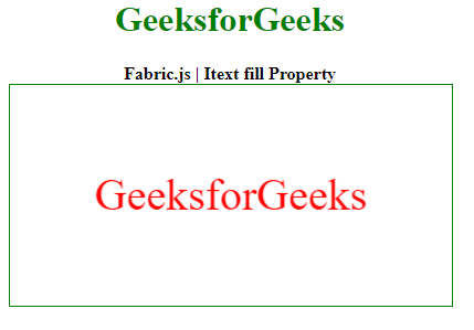 Fabric.js Itext填充属性