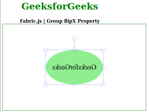 Fabric.js Group的flipX属性