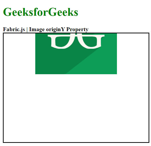 Fabric.js Image originY 属性