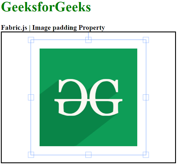 Fabric.js Image padding属性