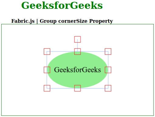 Fabric.js Group cornerSize属性