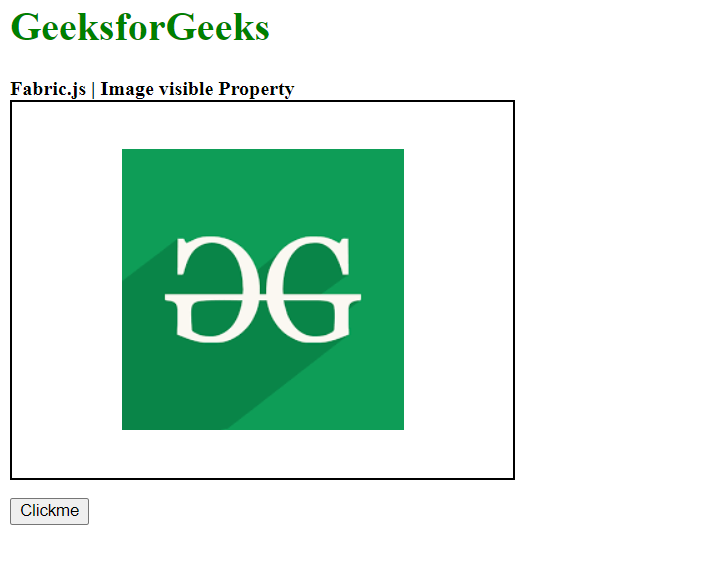 Fabric.js 图片 visible 属性