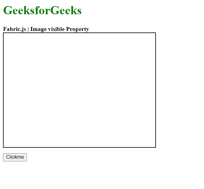 Fabric.js 图片 visible 属性
