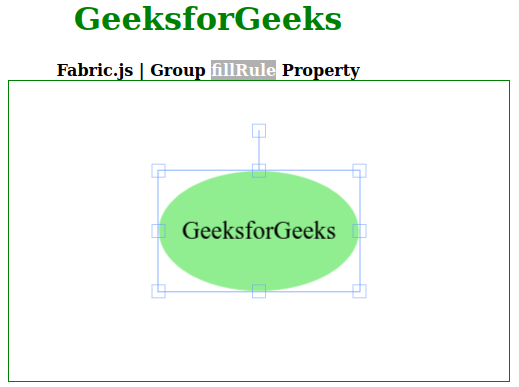 Fabric.js Group fillRule 属性 Fabric.js Group fillRule 属性