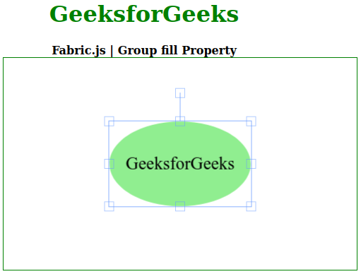 Fabric.js Group的填充属性